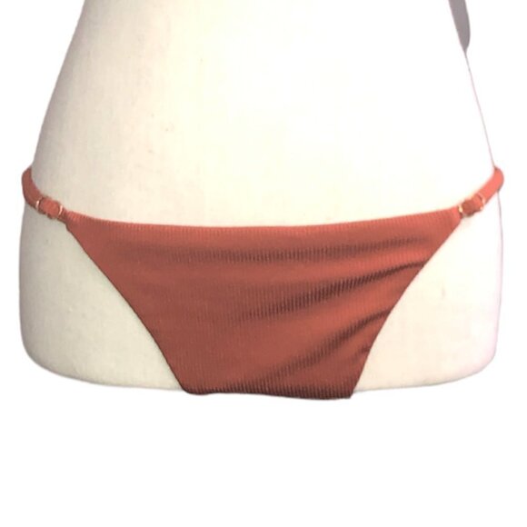 VICTORIA'S SECRET Bikini Bottom Women's Size Medium Apricot Swimsuit Summer - Picture 5 of 12